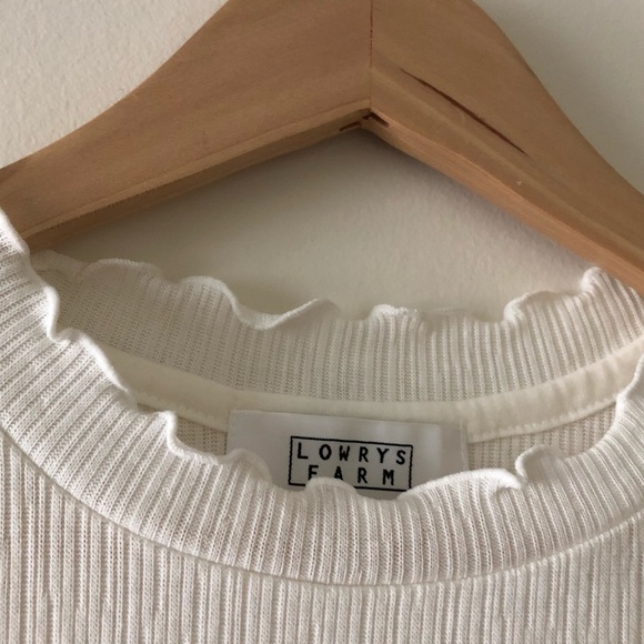 White Ruffle Top - Picture 3 of 3